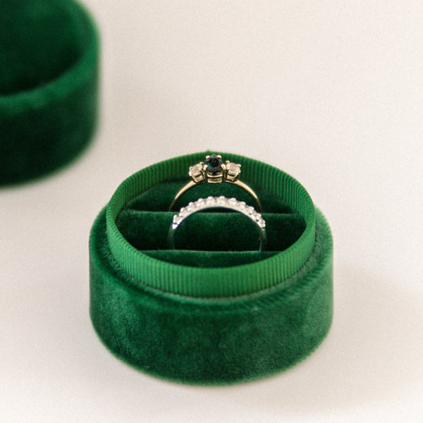 Emerald - Double Ring Box