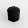 Amonie black double velvet ring box